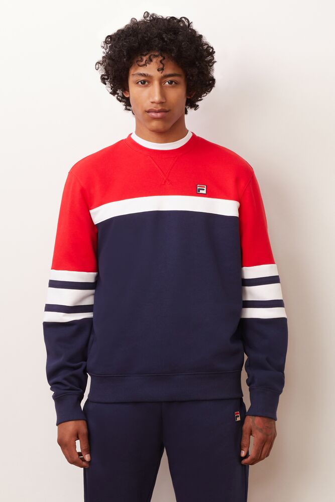 fila striped sweatshirt