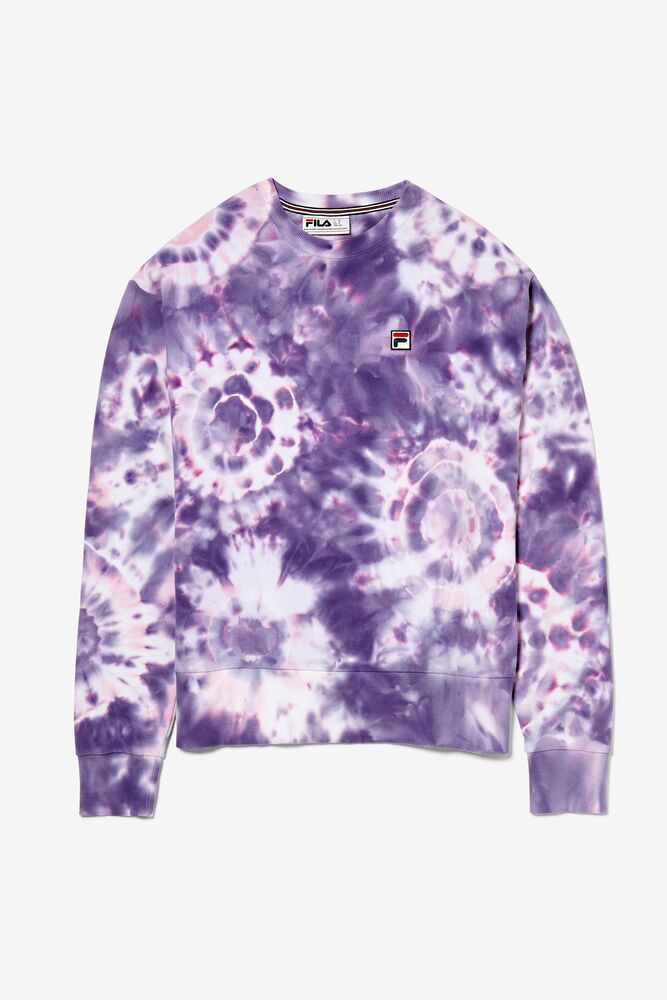 tie dye crewneck mens