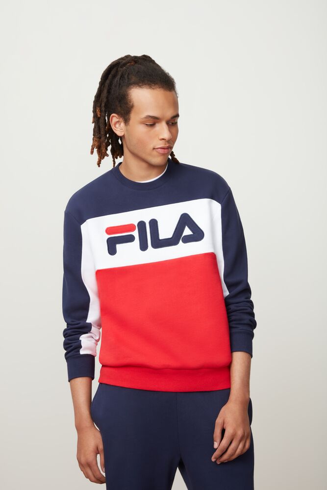 fila hoodie tricolor