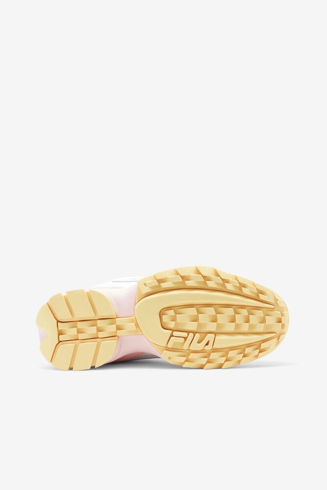 fila white pink gold