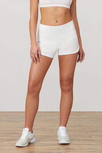 white fila shorts womens