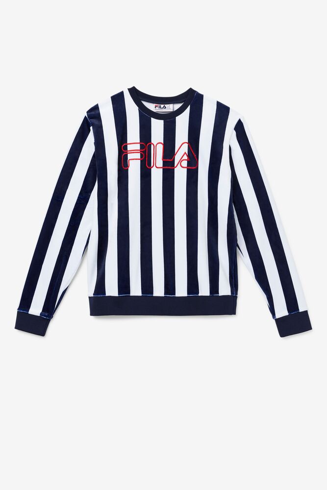 fila striped sweatshirt