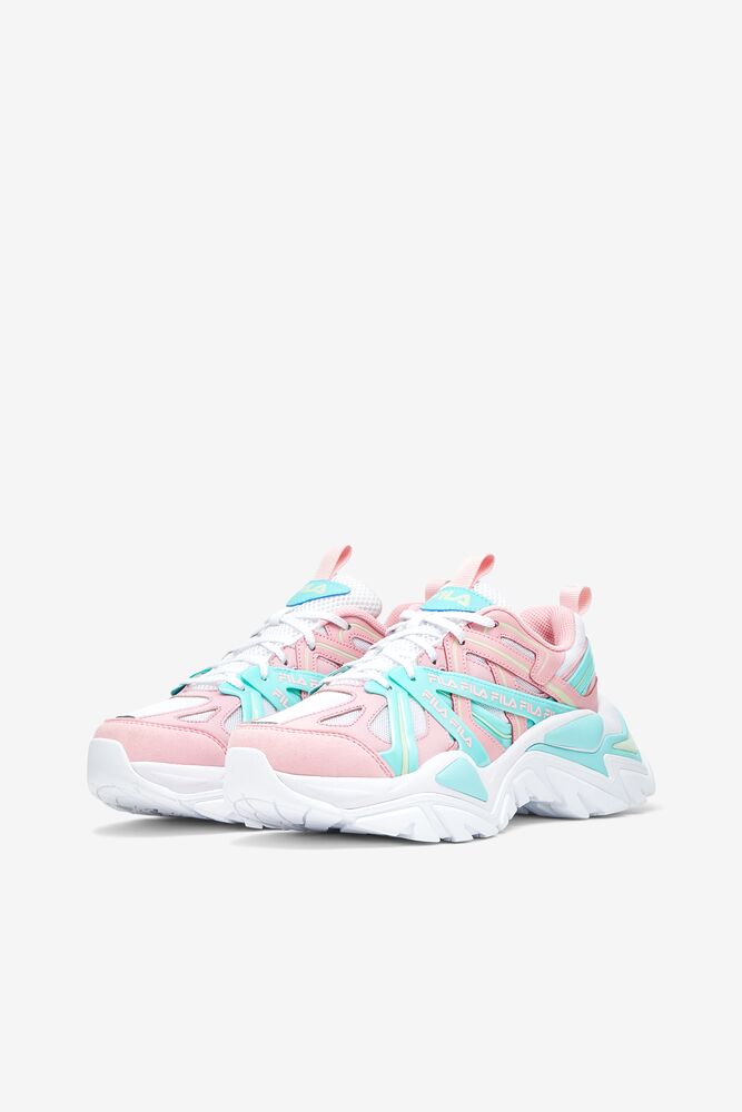 fila pink electrove 2 trainers