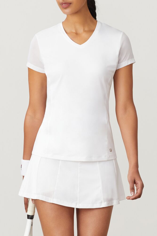 white fila top