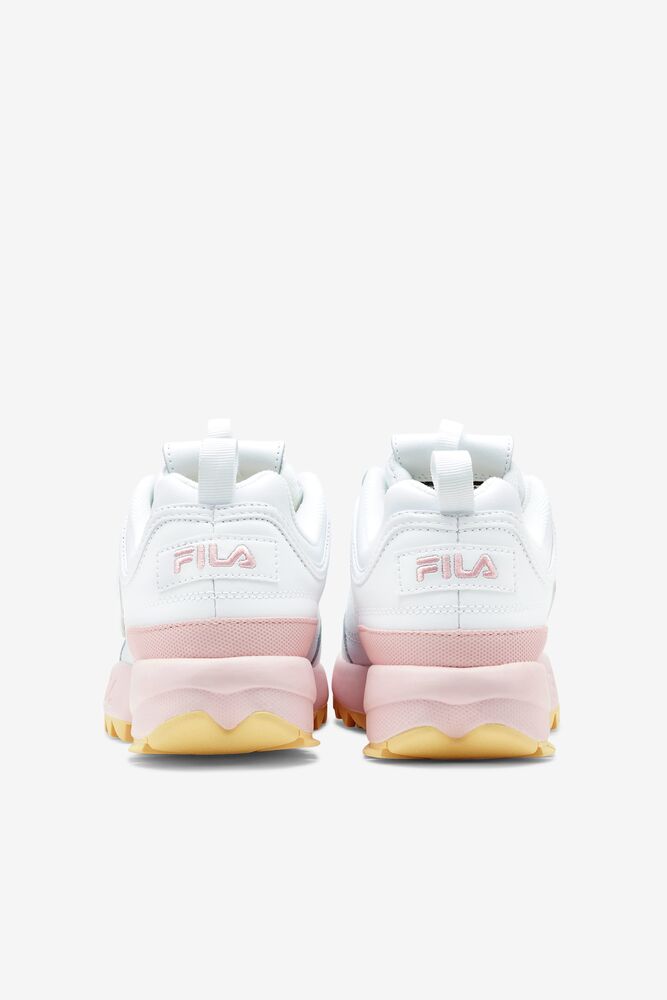 pink filas with pouch