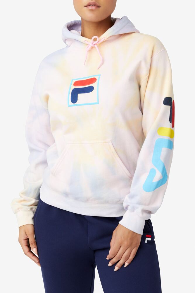 blue fila hoodie