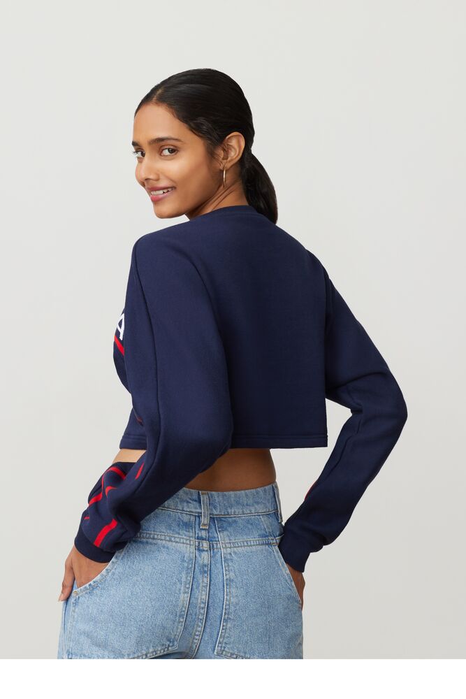 fila crop sweatshirt