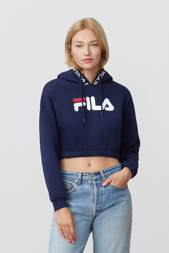 fila crop hoodies