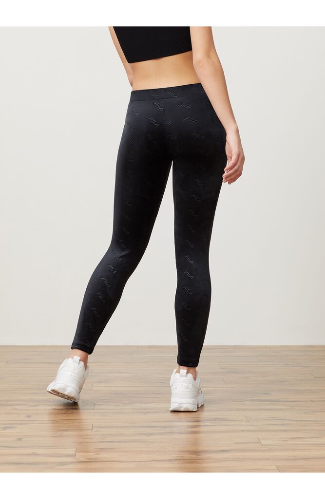 fila velour leggings