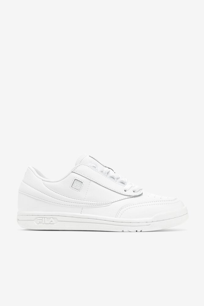 fila men's white tennis shoes