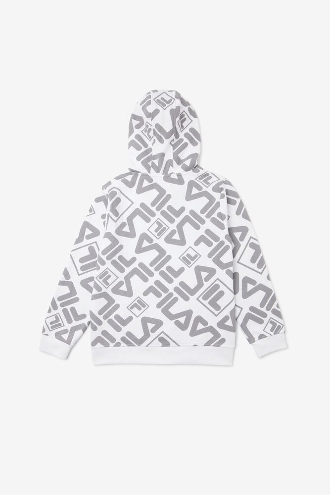 geo print hoodie