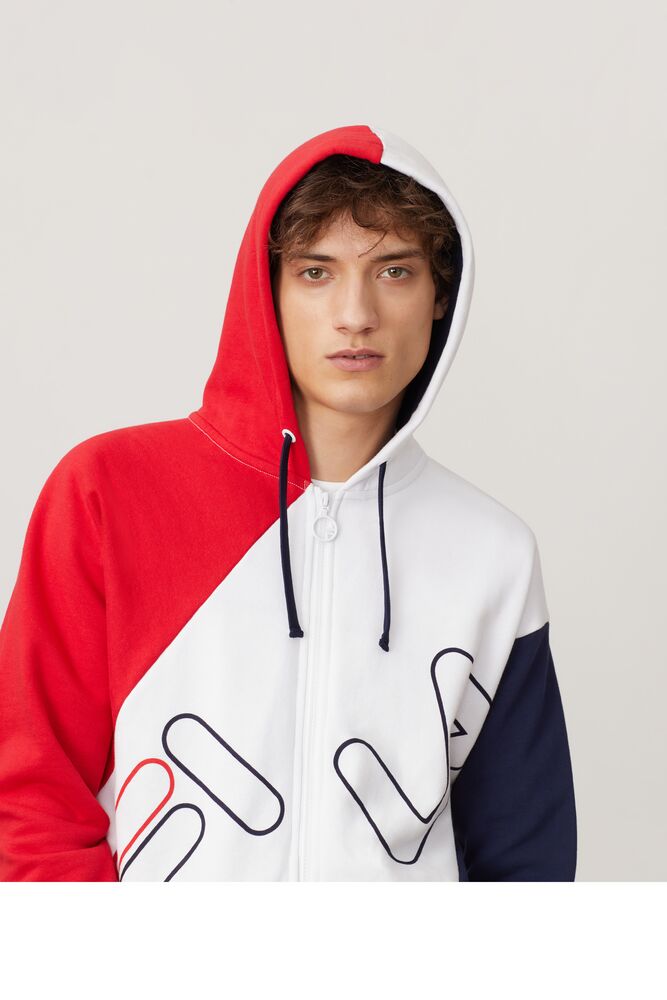 fila hoodie tricolor