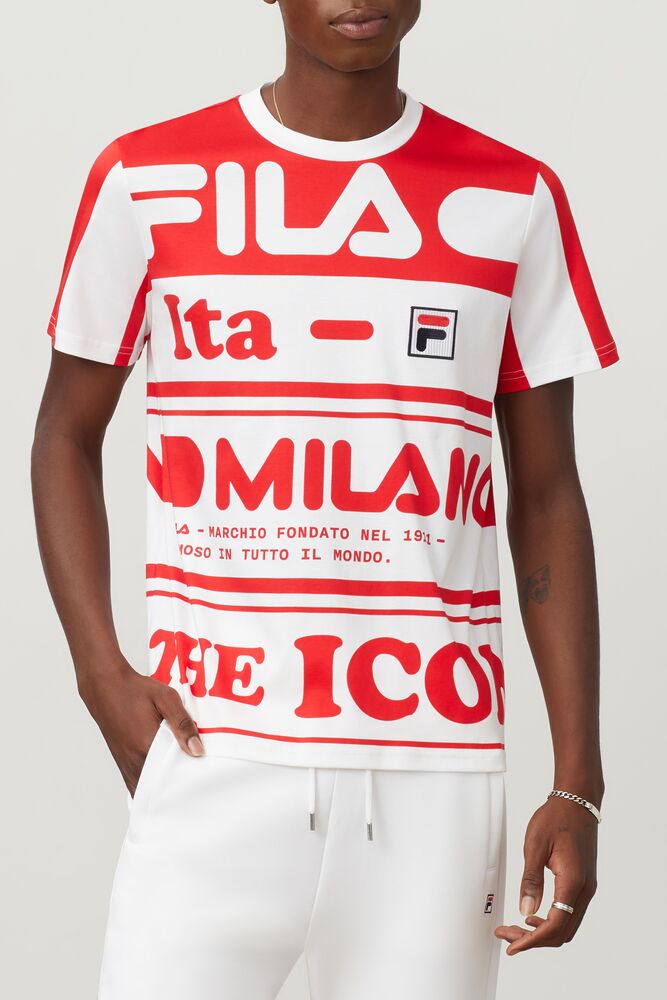 fila red t shirt