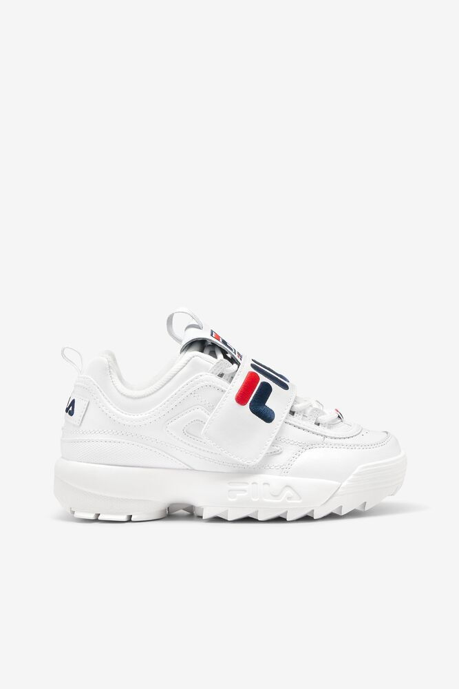 fila disruptor white sneakers