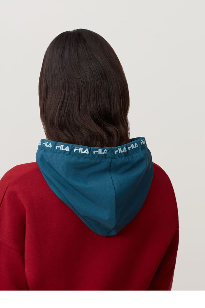 fila velvet hoodie