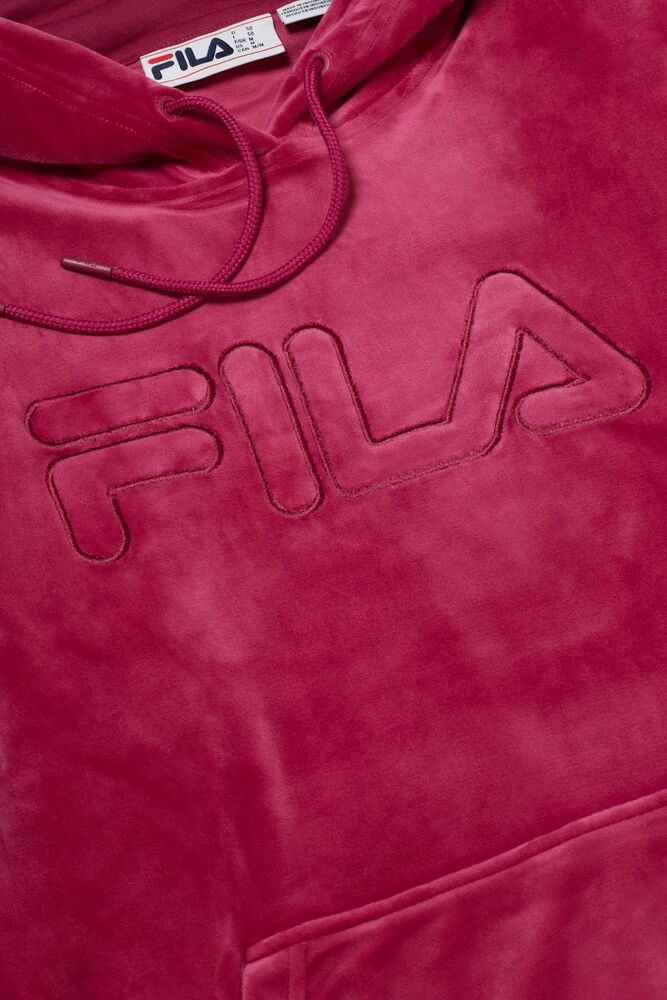 fila asher velour hoodie