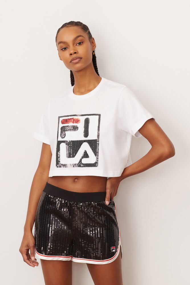 Ava Cropped Tee - Tops \u0026 T-shirts | Fila